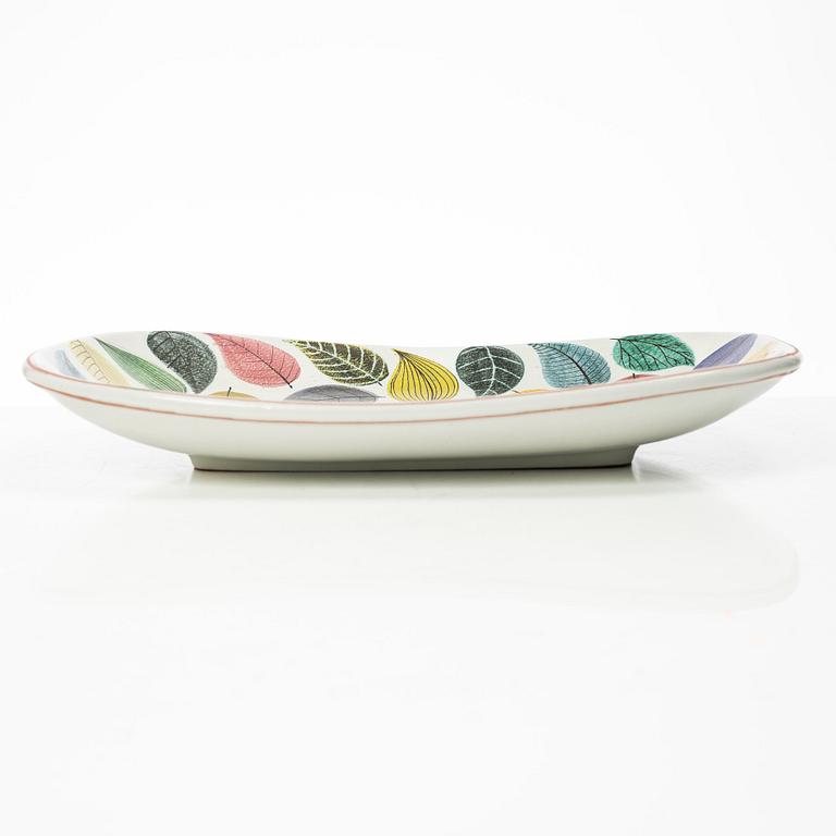 Stig Lindberg, fat, fajans, Gustavsberg Studio, signerad, 1950-60-tal.