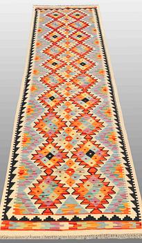A RUNNER, Kilim, ca 298 x 77 cm.