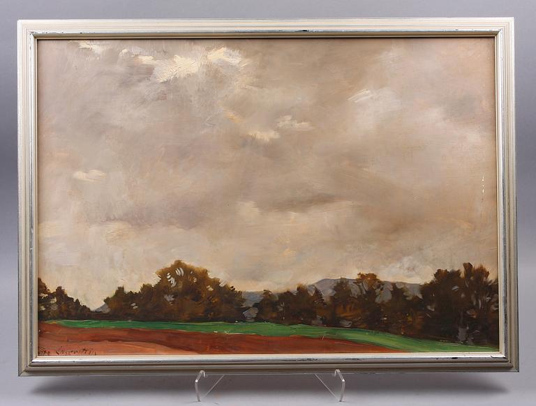 LOTTE LASERSTEIN, olja på pannå, sign.