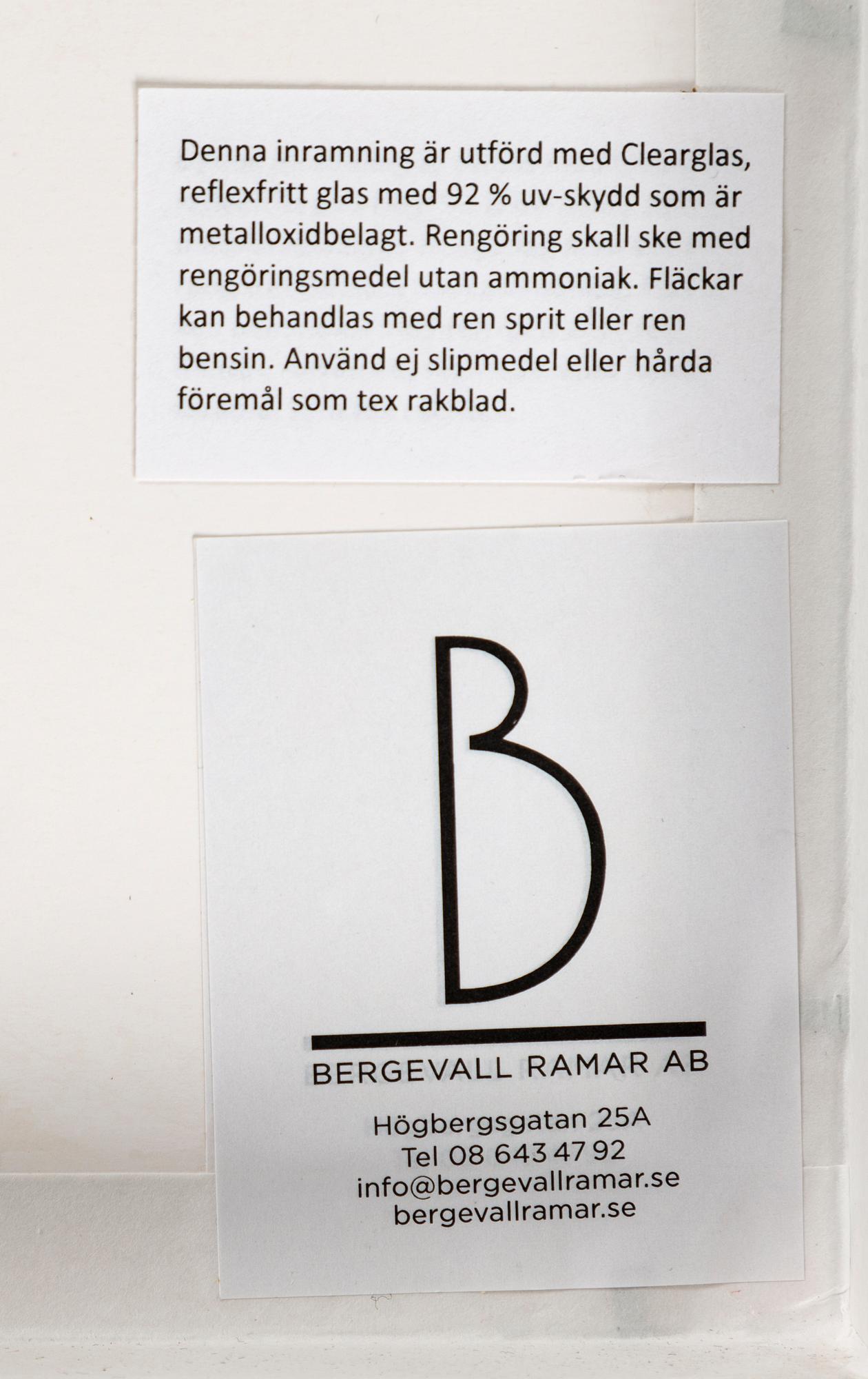 CHRISTER STRÖMHOLM, fotografi med copyrightstämpel a tergo.