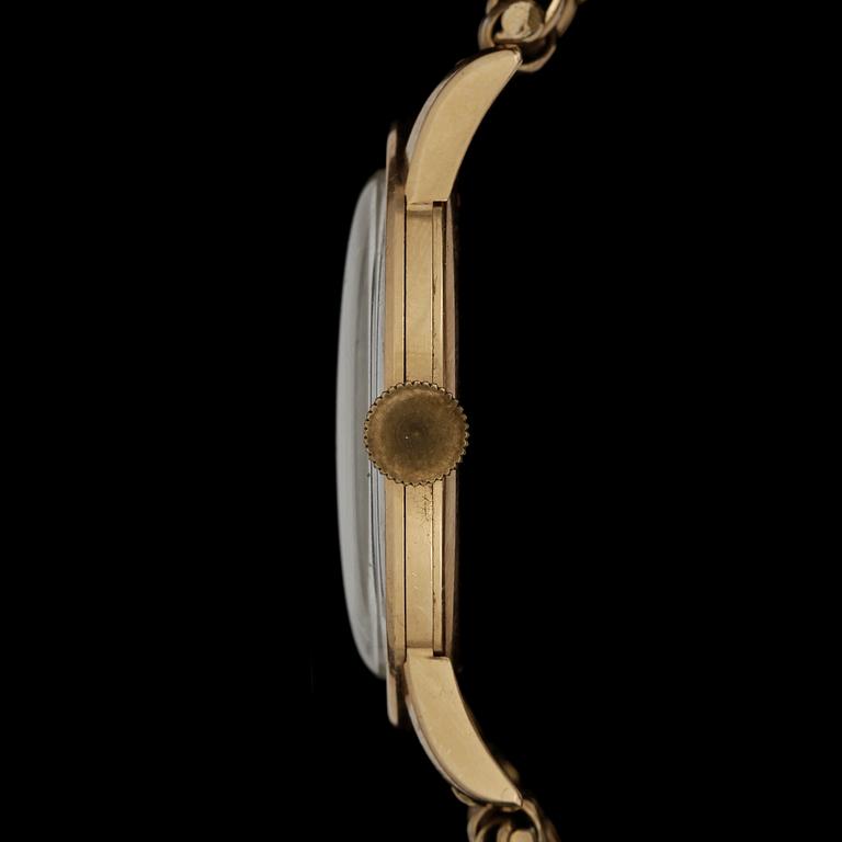 ARMBANDSUR, herr, Sabina, manuell, 18k guld. 1940-tal.