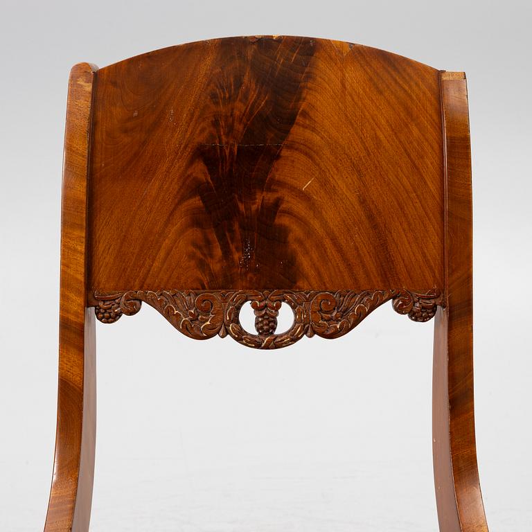 Chairs, a pair, Empire, Russia/Baltic region, first half of the 19th century.