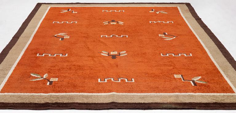 Matta, flossa, Norden, 1920/30-tal, ca 370 x 280 cm.