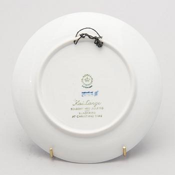 A set of 38 porcelain Christmas plates, Royal Copenhagen, Denmark, 1966 + 1973-2009.