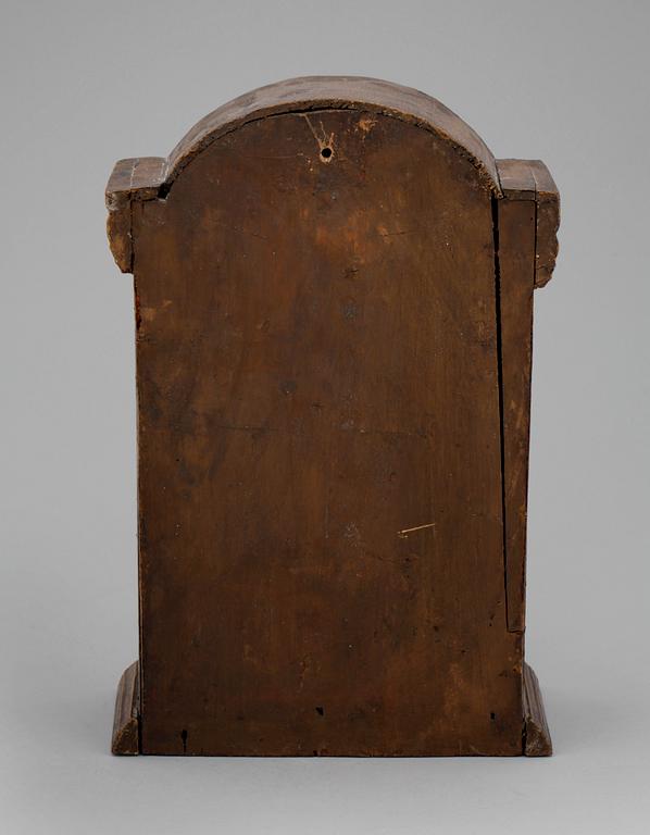 VÄGGSKÅP, miniatyr, 1700-tal.