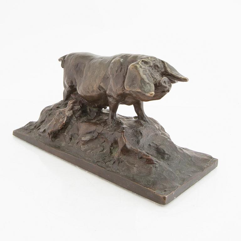 Anders Olson, a signed bronze sculpture.