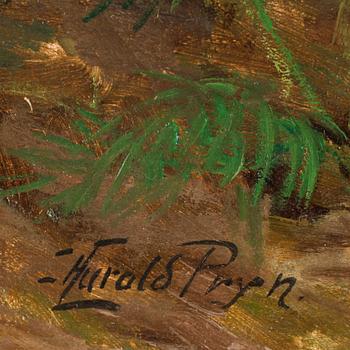 HARALD PRYN. Olja på duk, sign.