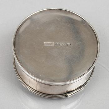 Box, silver and 18K gold, Tore Eldh, Gothenburg, 1942.