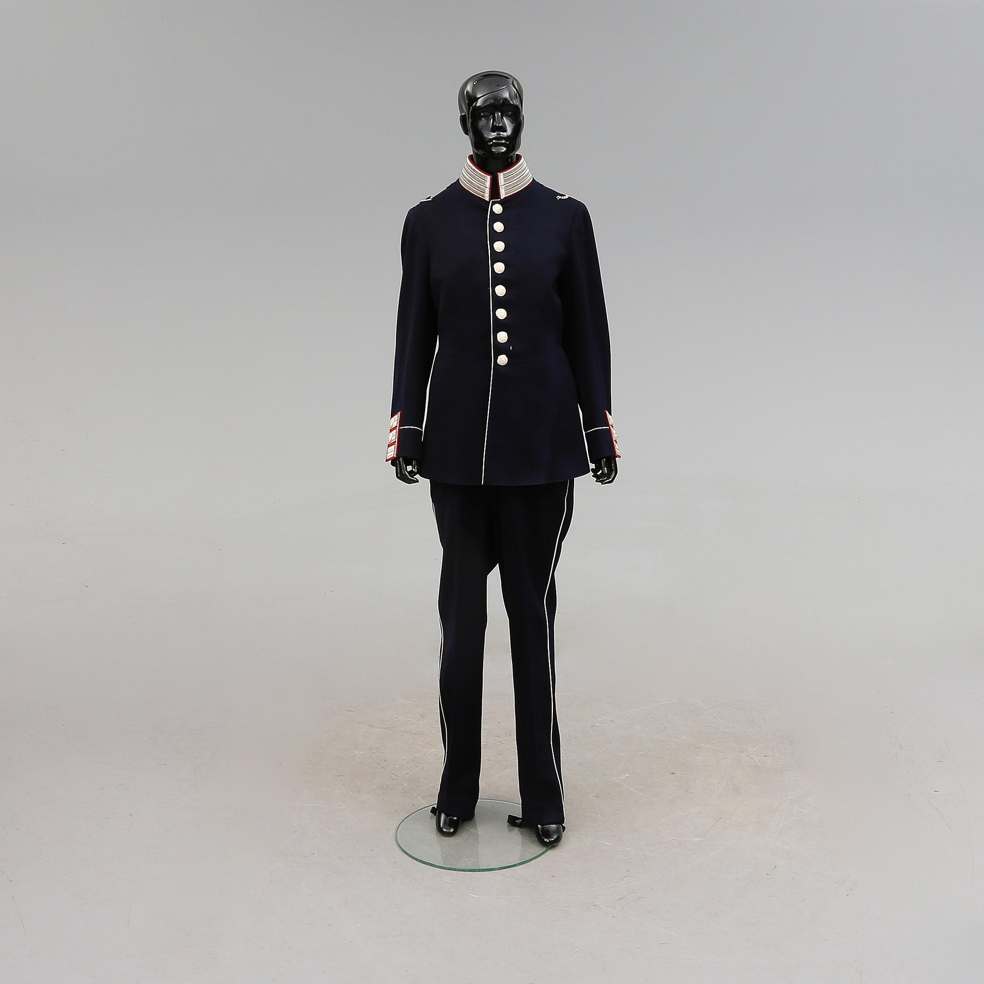 OFFICERSUNIFORM, Sverige, m/1845, kapten.
