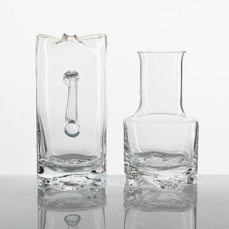 Tapio Wirkkala, glasservis, 56 delar, "Gaissa", Iittala, Finland.