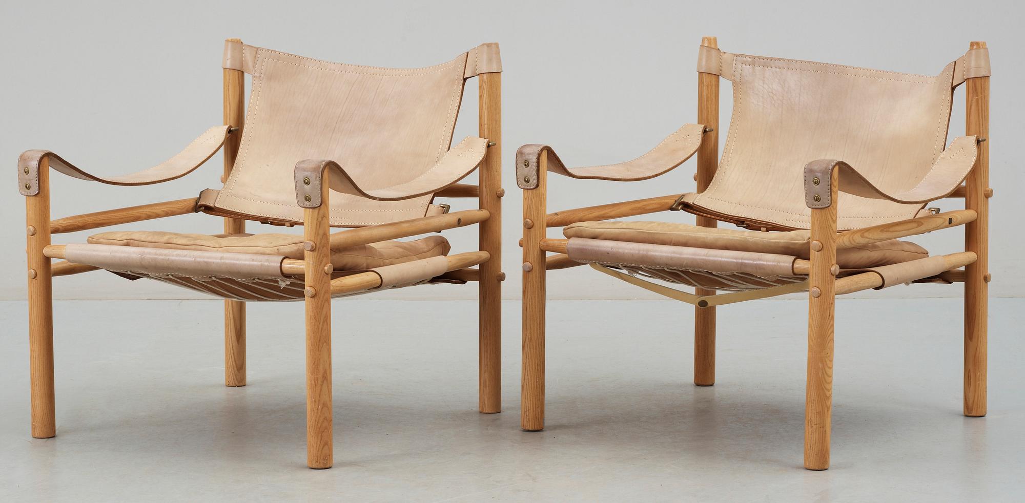 FÅTÖLJER, ett par, "Sirocco", Arne Norell, Norell Möbler AB, 1970-tal.