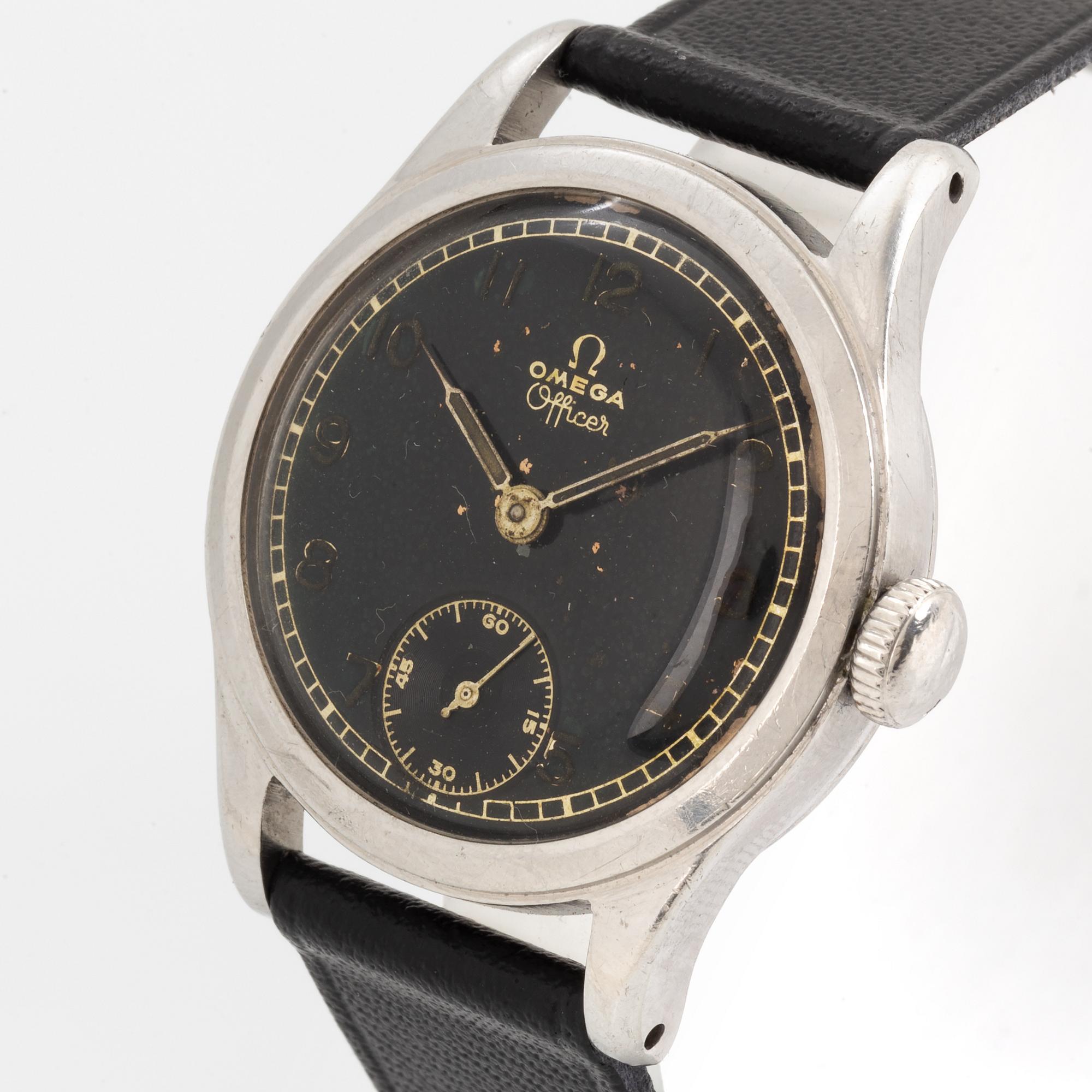 Omega, Officer, wristwatch, 30,5 mm.