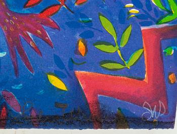 Stefan W Igelström, lithograph in colours, 3, signed HC.