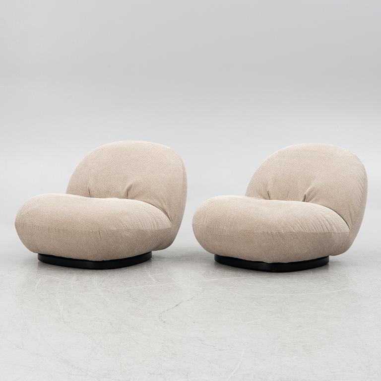 Pierre Paulin, fåtöljer, ett par, "Pacha", Gubi, samtida.