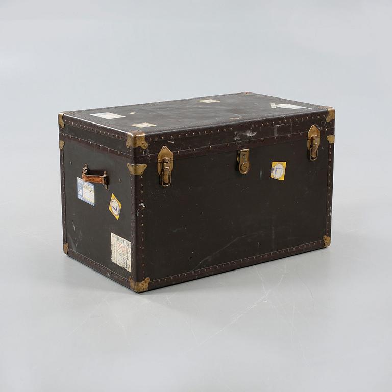 A trunk from Steiger Trunks in New York, early 20th century.