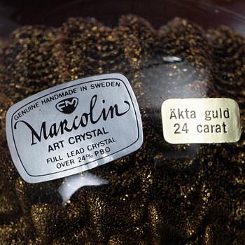 Six glass paper weights, including Robert Eickholt, USA, 1985, & klas-Göran Tinbäck, Sweden.