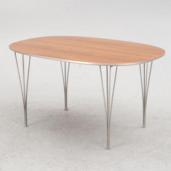 Bruno Mathsson & Piet Hein, dining table, "Superellipse", Fritz Hansen.