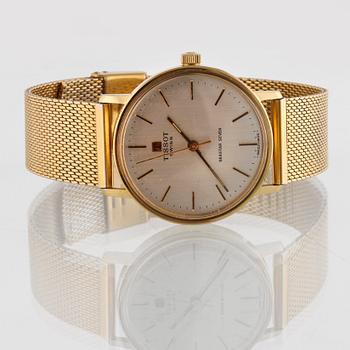ARMBANDSUR, Tissot, Seastar Seven, 18K guld boett.