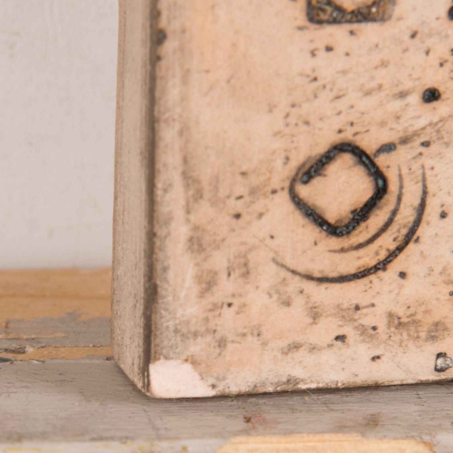 RUT BRYK, reliefiä, 4 kpl, kivitavaraaa, signeeratut.