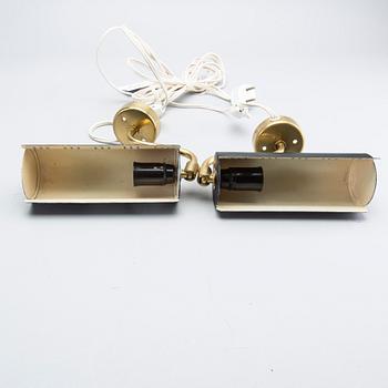 A pair of Falkenbergs wall lamps 1950/60s.