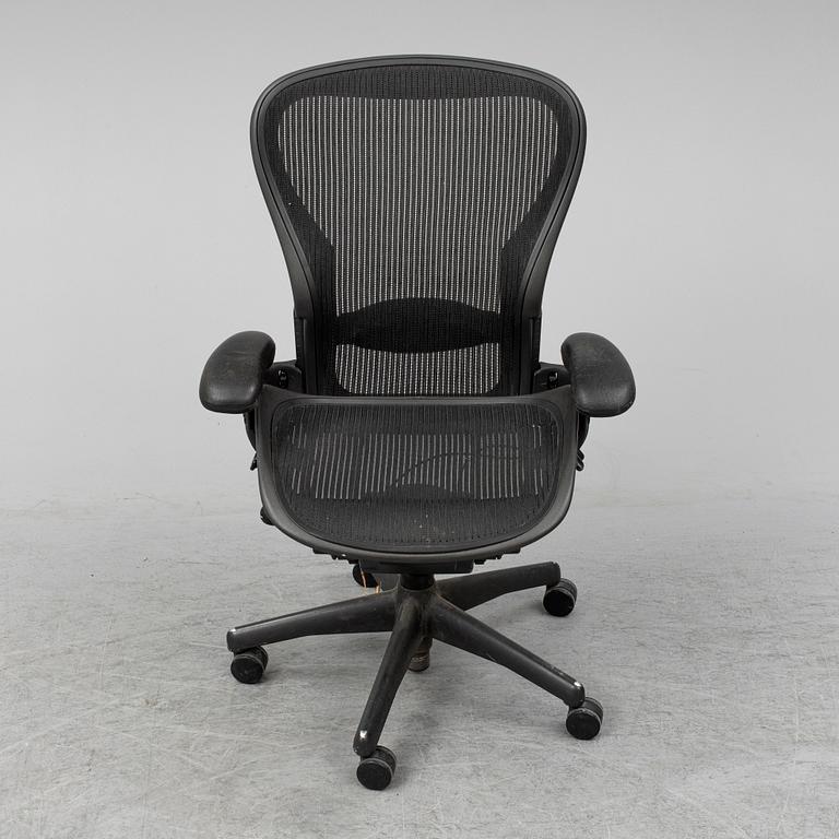 DON CHADWICK / BILL STUMPF, deskchair  "Aeron", Herman Miller, size medium.