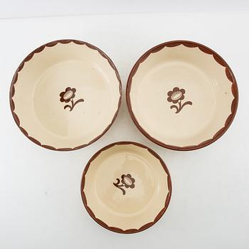 Wilhelm Kåge, designs 12 pieces "Pyro" Gustavsberg mid-20th century.