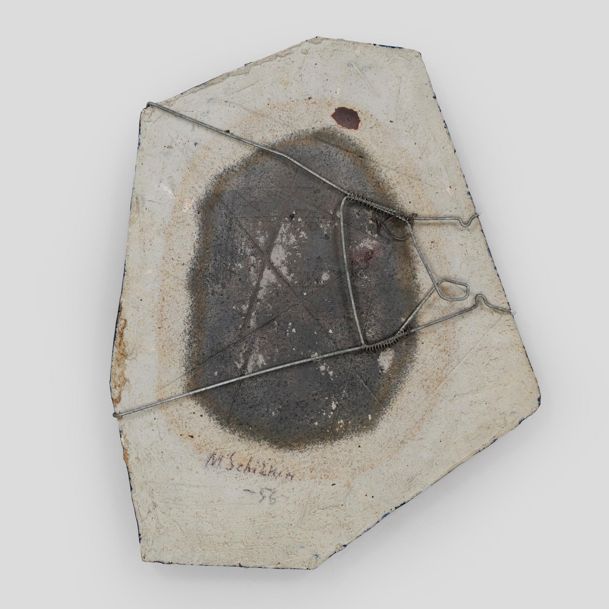 Michael Schilkin, relief, stengods, signerad M. Schilkin -56.