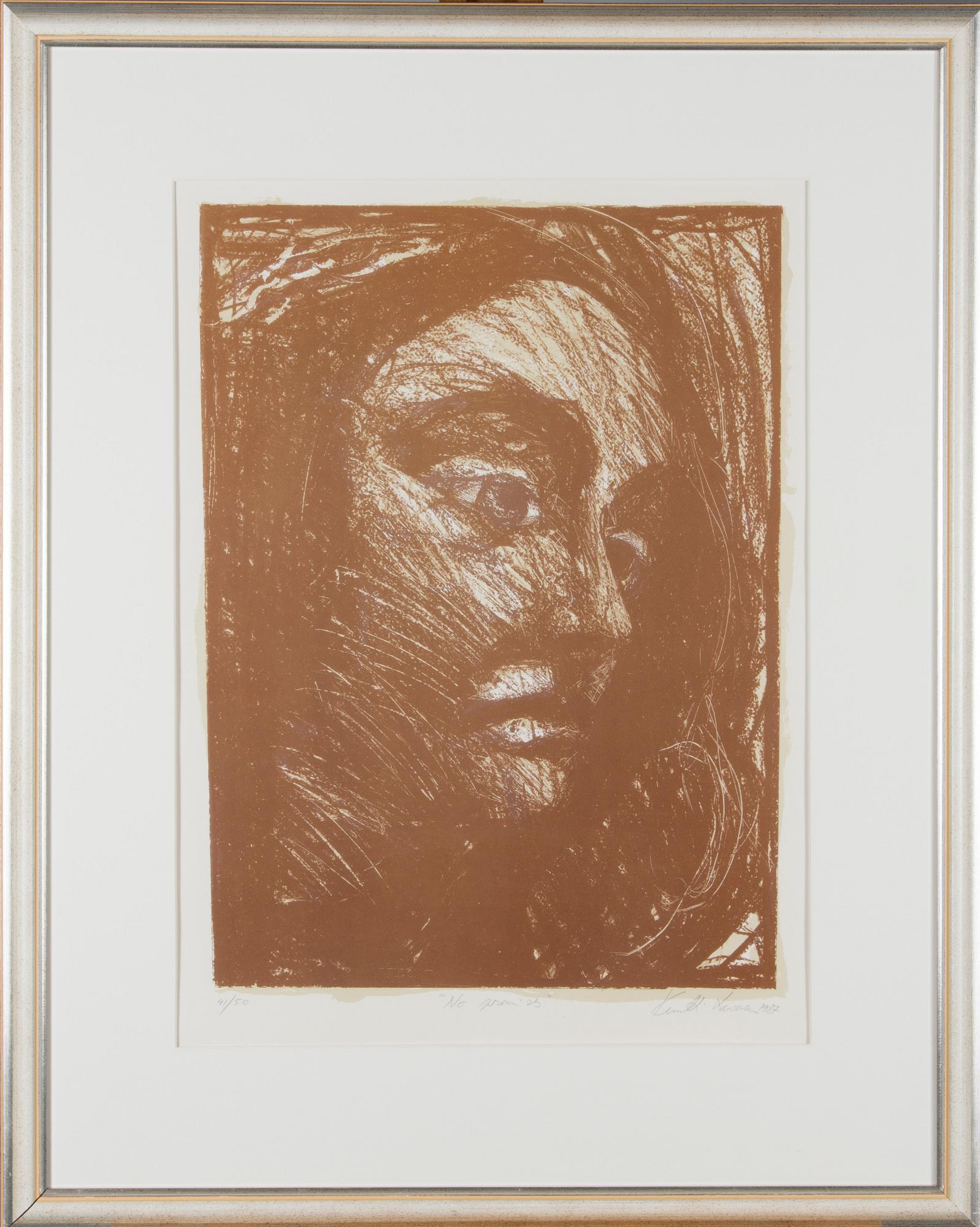 KUUTTI LAVONEN, litografi, signerad och daterad 1987, numrerad 41/50.