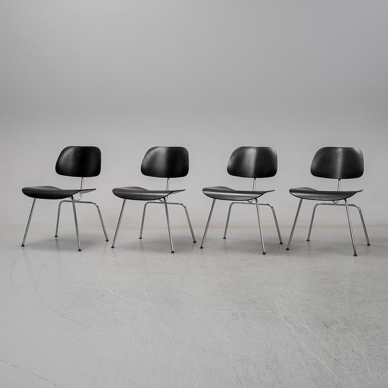 Charles and Ray Eames,  stolar, 4 st, "DCM", Plywood Group, Vitra, 1999.