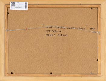 Agnes Cleve, oil on panel, signed and dated -45.