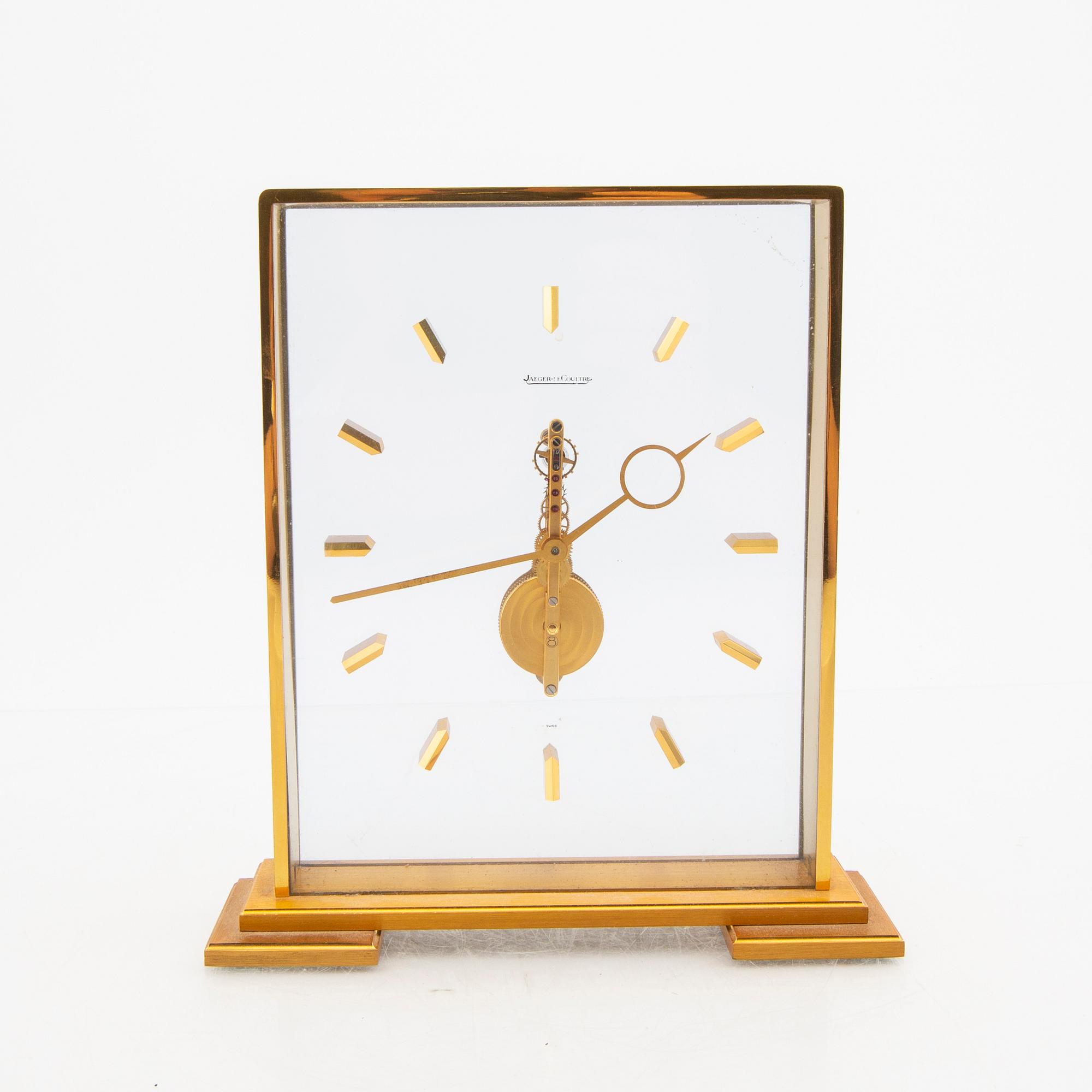 Jaeger le Coultre table clock numbered 355.
