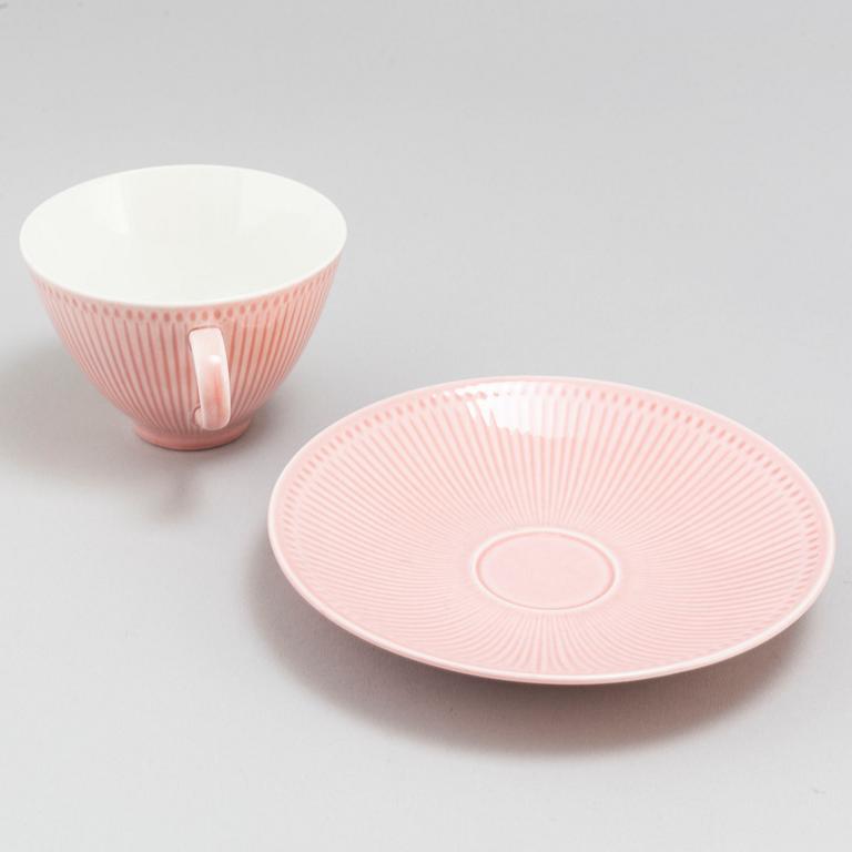 A twentyfive piece 'Rosmarin' tea service by Herta Bengtsson, Rörstrand.