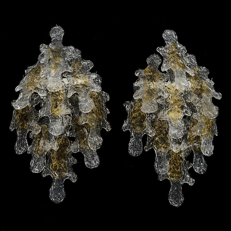 A PAIR OF ITALIAN WALL LAMPS. Second half of 20th century.