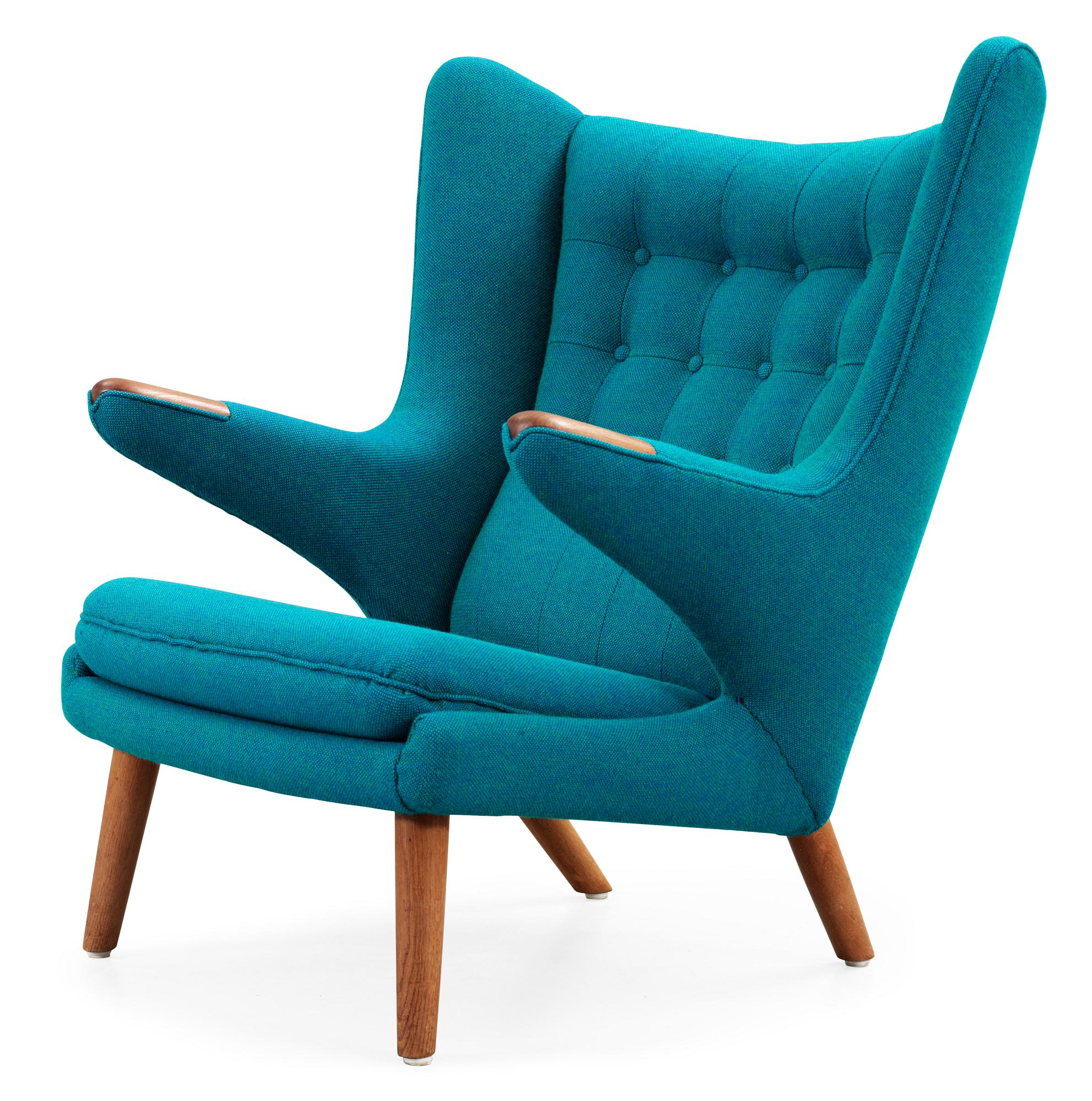 A Hans J Wegner 'Bamse' easy chair, AP-stolen, Denmark.