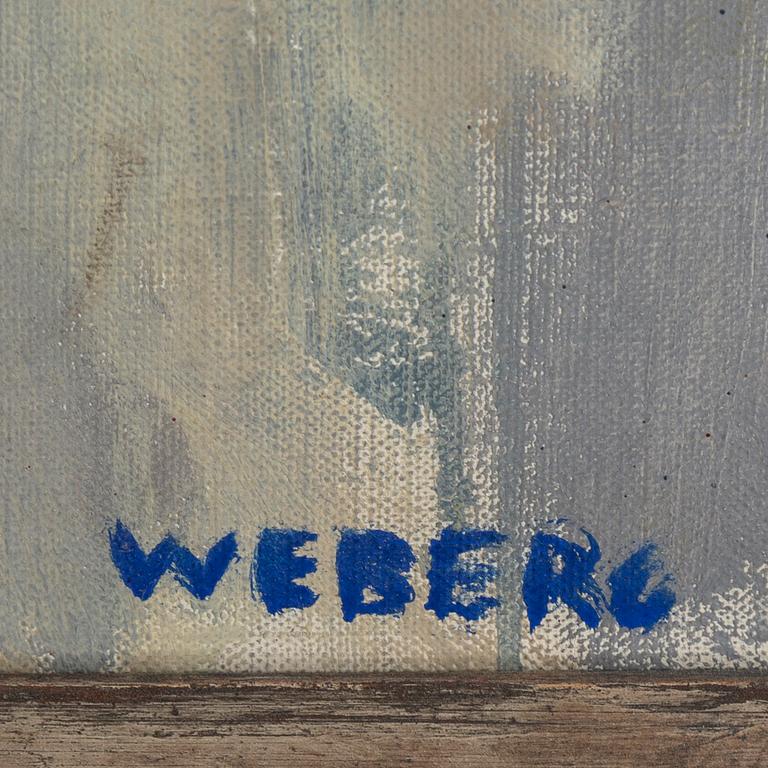 WILLIE WEBERG, oil on canvas, signed.