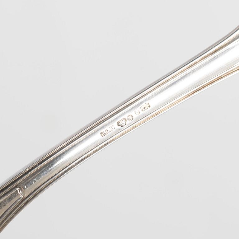 Bestickservis, 37 delar, silver, "Olga", CG Hallberg, Stockholm, bl.a. 1937.