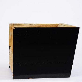 Sten Blomberg, a black lacquered armchair, David Blomberg AB, Stockholm, ca 1933.