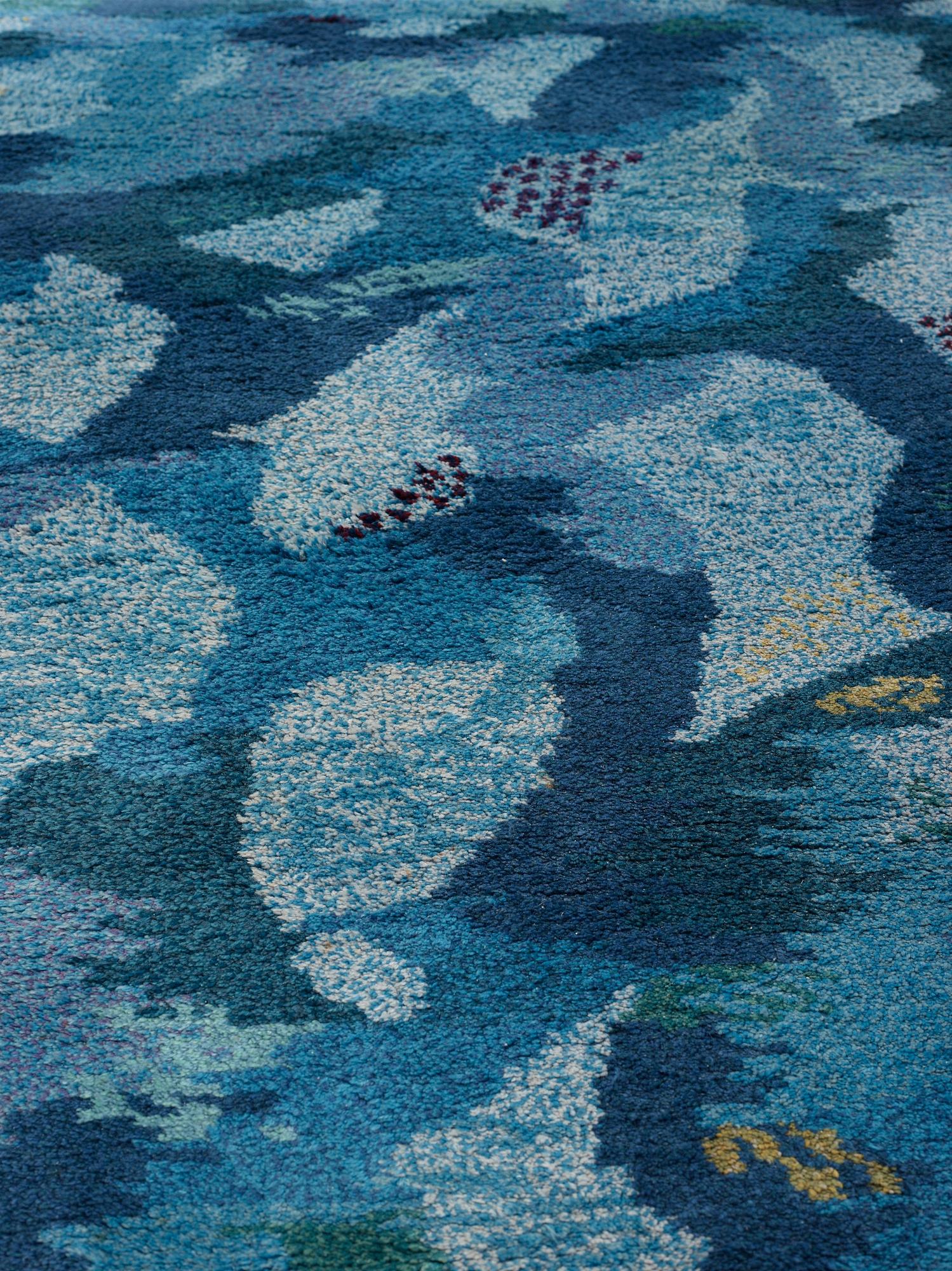 Judith Johansson, MATTA. "Vågspel". Flossa. 253 x 183,5 cm. Signerad JJ.