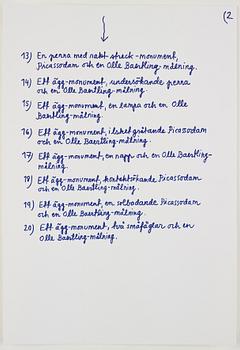 Marie-Louise Ekman, Portfolio with 20 lithographs "Monument 1981-2021".