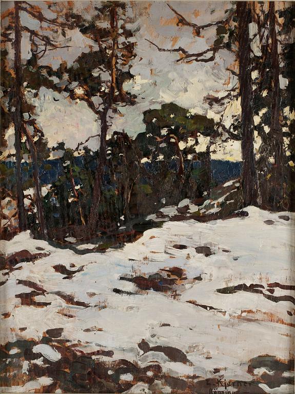 Esther Kjerner, "Vårvinter i Rönninge".