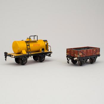 TÅGSET, Märklin, 6+2 delar, Tyskland 1900-talets första hälft.