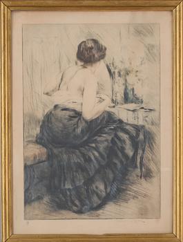 Manuel Robbe · MANUEL ROBBE, etsning, signerad och numrerad 37.