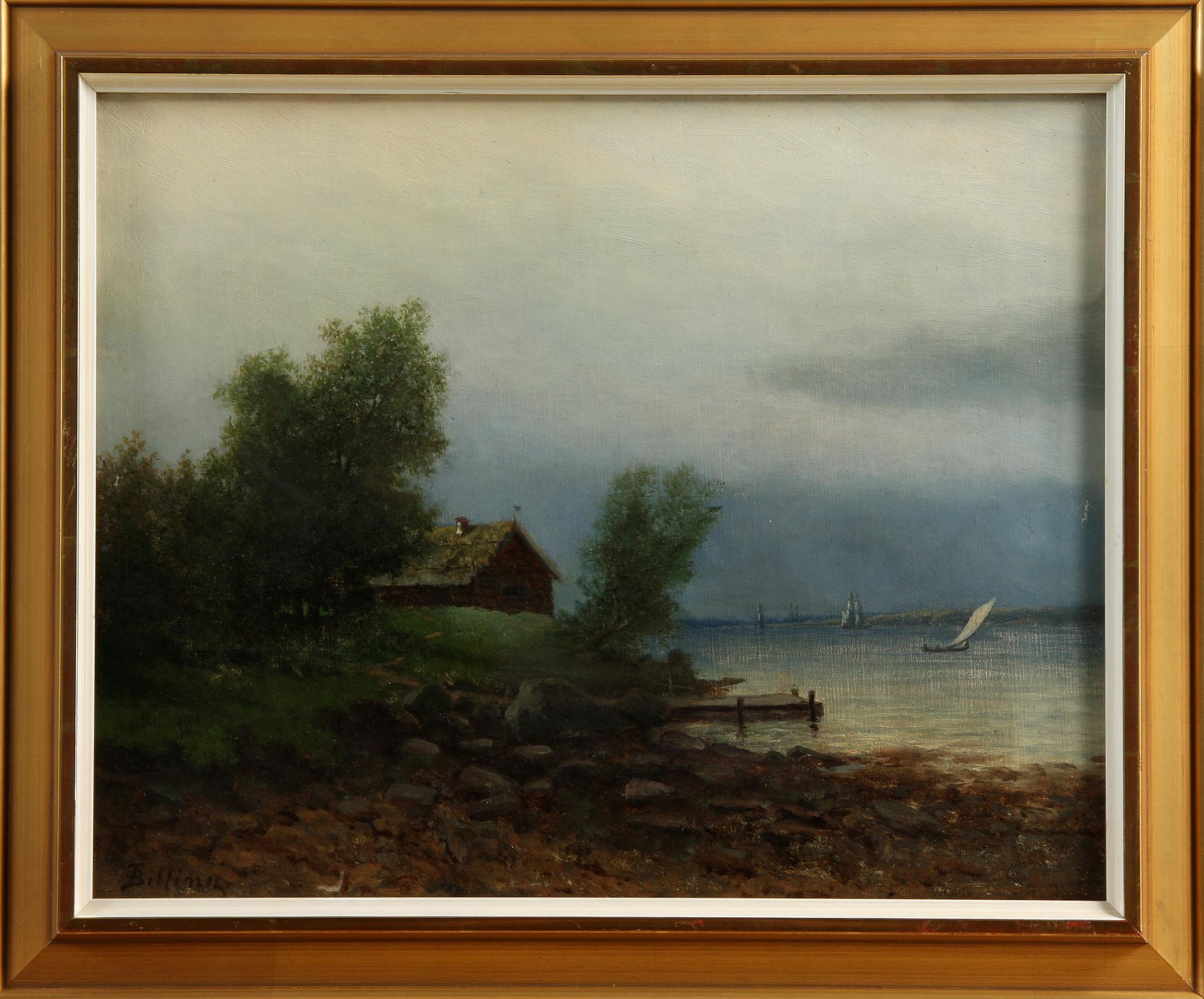 LARS THEODOR BILLING, olja på duk, sign.