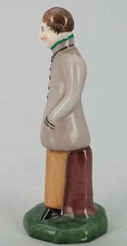 FIGURIN, porslin, Kuznetsov, Ryssland 1800-talets senare hälft.