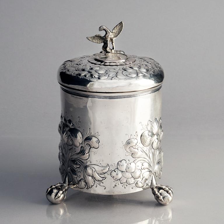 A Danish silver tankard, mark of Anders Jensen Scheel, Nykøbing (active 1677-1706).