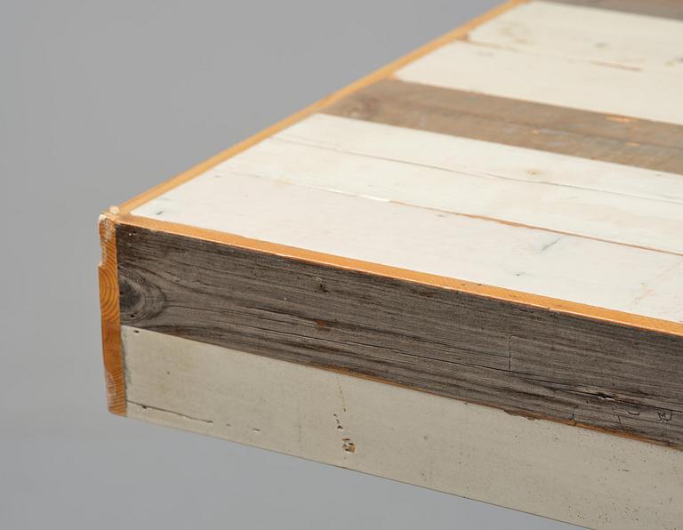 Piet Hein Eek, matbord, "Canteen Table in Scrapwood", Nederländerna, efter 2005.