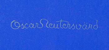 OSCAR REUTERSVÄRD, olja på duk, signerad.