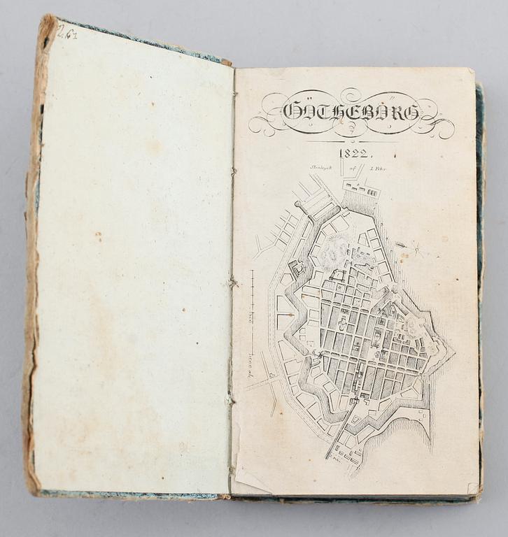 BOK: Handbok för Resande i Sverige, Geo Löwegrens Boktryckeri, Göteborg 1820.