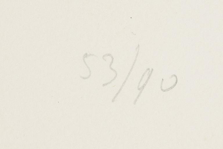 Jean Capdeville, color lithograph, signed and numbered 53/90.