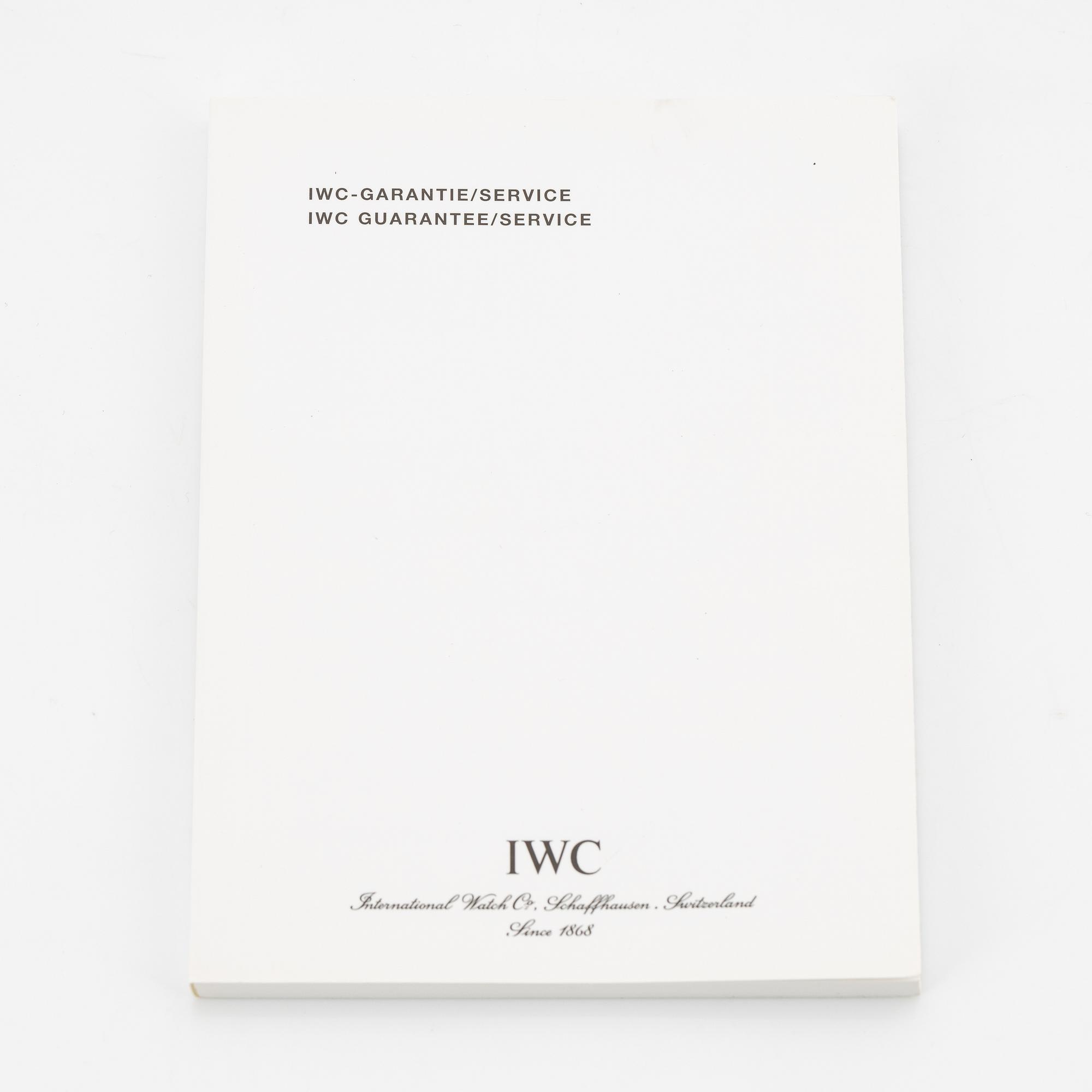 IWC, Schaffhausen, GST Chronograph, "Prada", wristwatch, 40 mm.